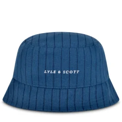 Lyle And Scott Pinstripe Bucket Hat in Navy