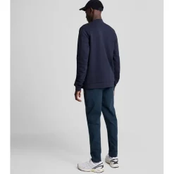 Lyle And Scott Pintuck Interlock Sweatpants in Navy