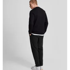 Lyle And Scott Pintuck Interlock Sweatpants in Black
