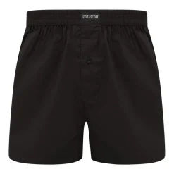Lyle And Scott 3pk Wvn Boxer in Black