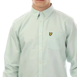 Lyle And Scott Plain Oxford Shirt in Blue