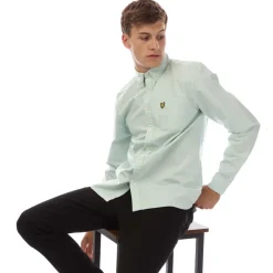 Lyle And Scott Plain Oxford Shirt in Blue