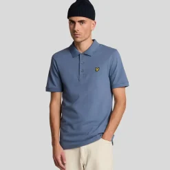 Lyle And Scott Plain Polo Shirt in Blue