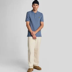 Lyle And Scott Plain Polo Shirt in Blue