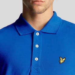 Lyle And Scott Plain Polo Shirt in Blue