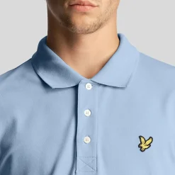 Lyle And Scott Plain Polo Shirt in Light Blue