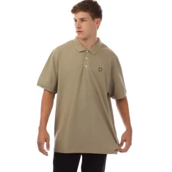 Lyle And Scott Plain Polo Shirt in Beige