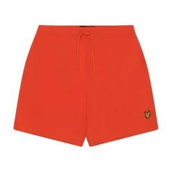 Lyle And Scott Plain Swim Shorts in Orange