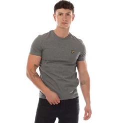 Lyle And Scott Plain T-Shirt in Grey