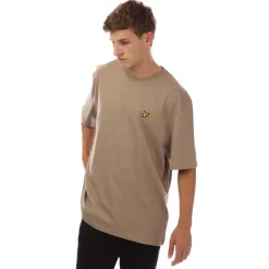 Lyle And Scott Plain T-Shirt in Taupe