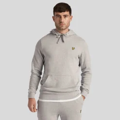 Lyle And Scott Pullover Hoodie in Grey