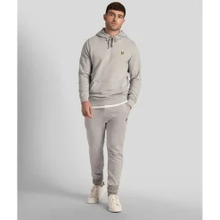 Lyle And Scott Pullover Hoodie in Grey