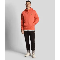 Lyle And Scott Pullover Hoodie in Pink