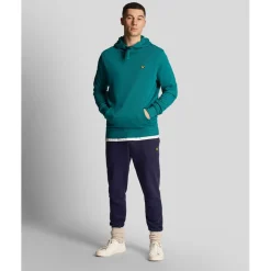 Lyle And Scott Pullover Hoodie in Green