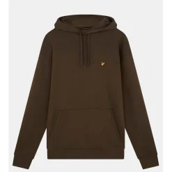 Lyle And Scott Pullover Hoodie in Brown