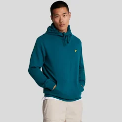 Lyle And Scott Pullover Hoodie in Navy