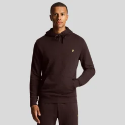 Lyle And Scott Pullover Hoodie in Brown