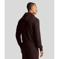 Lyle And Scott Pullover Hoodie in Brown