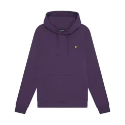 Lyle And Scott Pullover Hoodie in Purple