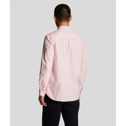 Lyle And Scott Regular Fit Light Weight Oxford Shirt in Pink