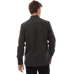 Lyle And Scott Regular Fit Light Weight Oxford Shirt in Grey black