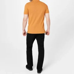 Lyle And Scott Short Sleeve Polo Shirt in Yellow