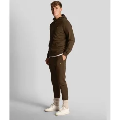 Lyle And Scott Skinny Sweatpants in Brown