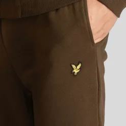 Lyle And Scott Skinny Sweatpants in Brown