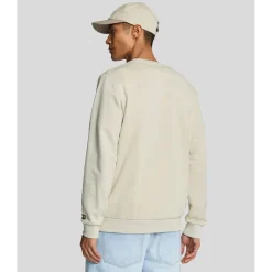Lyle And Scott Stamp Crewneck Sweatshirt in Cream