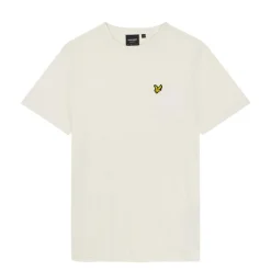 Lyle And Scott Textured Stripe T-Shirt in White
