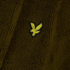 Lyle And Scott Towelling Dressing Gown in Green