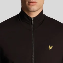 Lyle And Scott Track Jacket in Black
