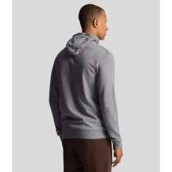 Lyle And Scott Zip Through Hoodie in Grey