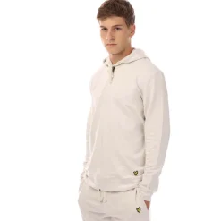 Lyle And Scott Zip Through Hood And Pants Lounge Set in White
