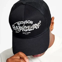 Madison Barclay 5 Brghs Cap in Black
