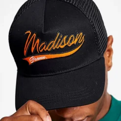 Madison Barclay Stadium Cap in Black