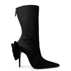 Magda Butrym Flower Boots in Black