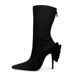 Magda Butrym Flower Boots in Black