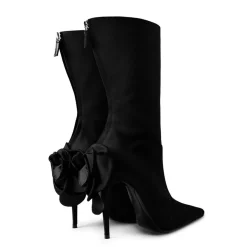 Magda Butrym Flower Boots in Black