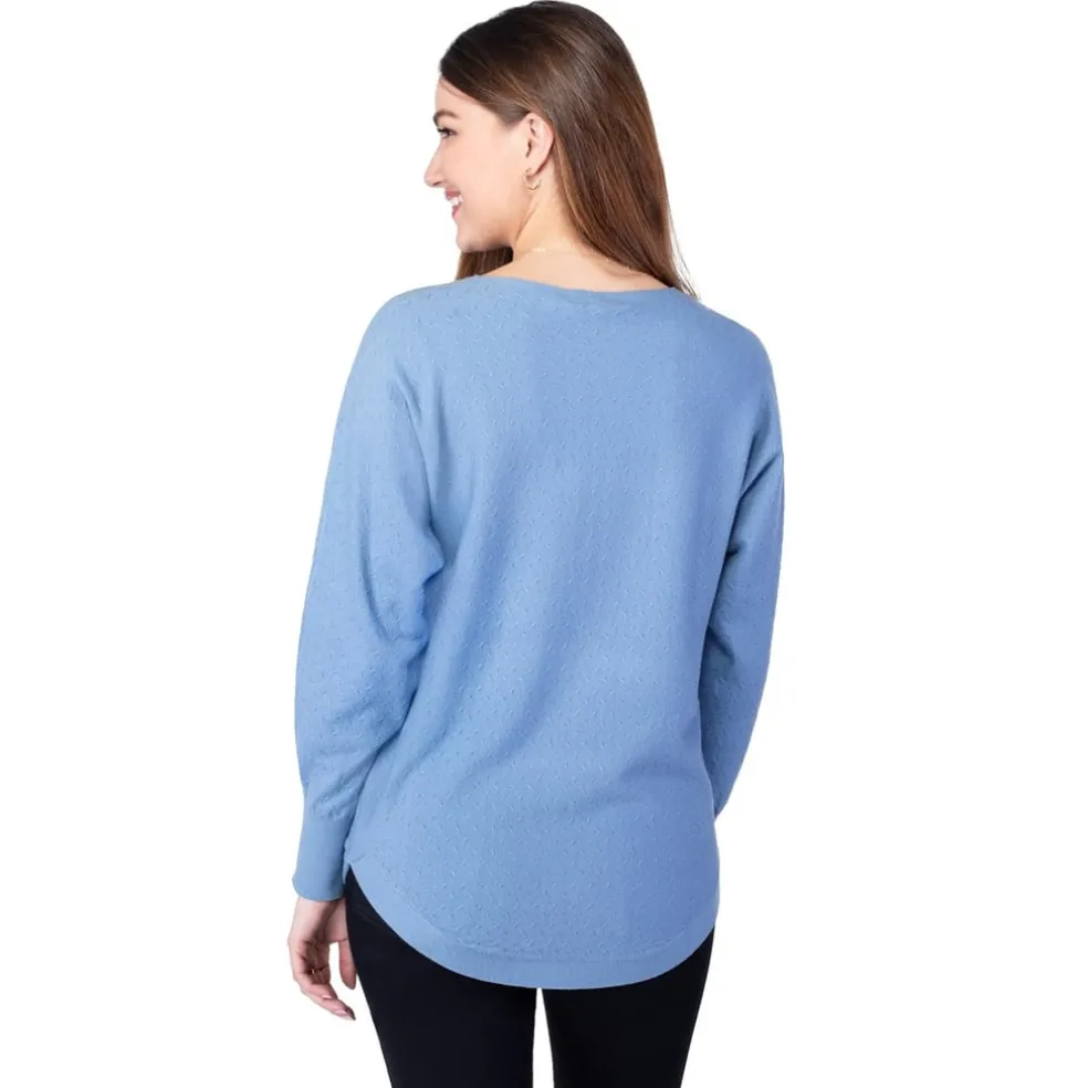Maison De Nimes Rib Sweater in Blue