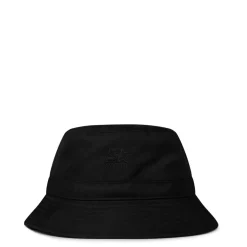 Marcelo Burlon Bucket Hat with Logo in Black