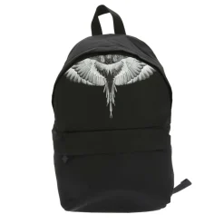 Marcelo Burlon Junior Icon Wings Backpack in Black Grey