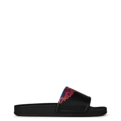 Marcelo Burlon Marcelo Curvswinslid Slides in Black