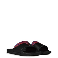 Marcelo Burlon Marcelo Curvswinslid Slides in Black