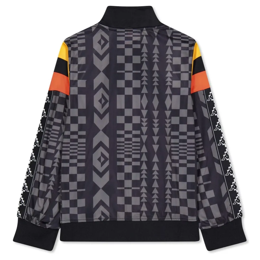 Marcelo Burlon Marcelo High Neck Track Jacket in Black