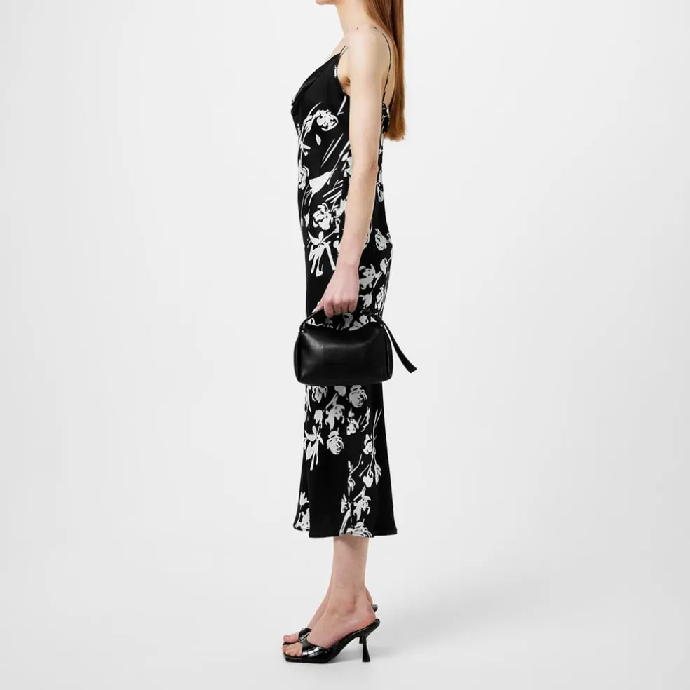 Marella Floral Dress in Black