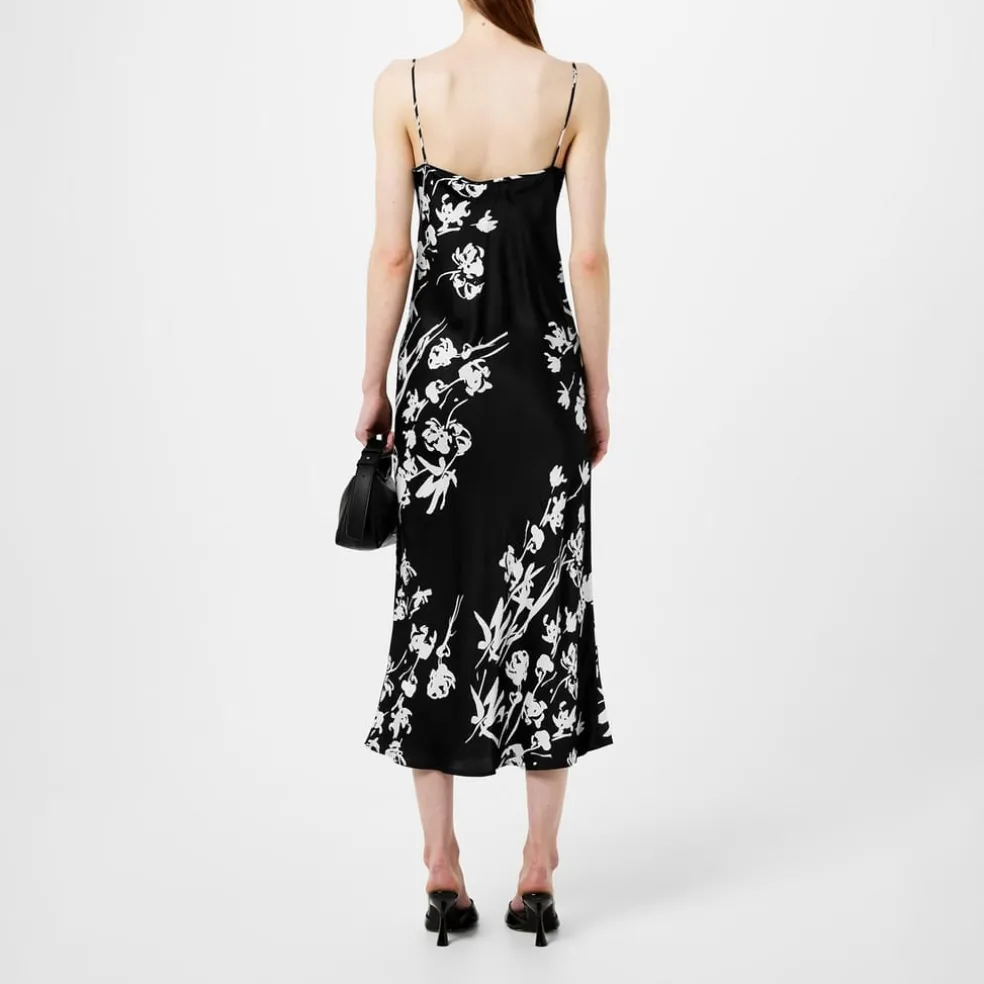 Marella Floral Dress in Black