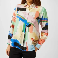 Marella Relaxed Fit Long Sleeve Shirt in Pink