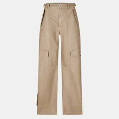 Mars The Label Zeda Cargos Trousers in Beige