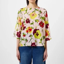 Max Mara Weekend Pomposa Regular Fit Long Sleeve Shirt in Pink